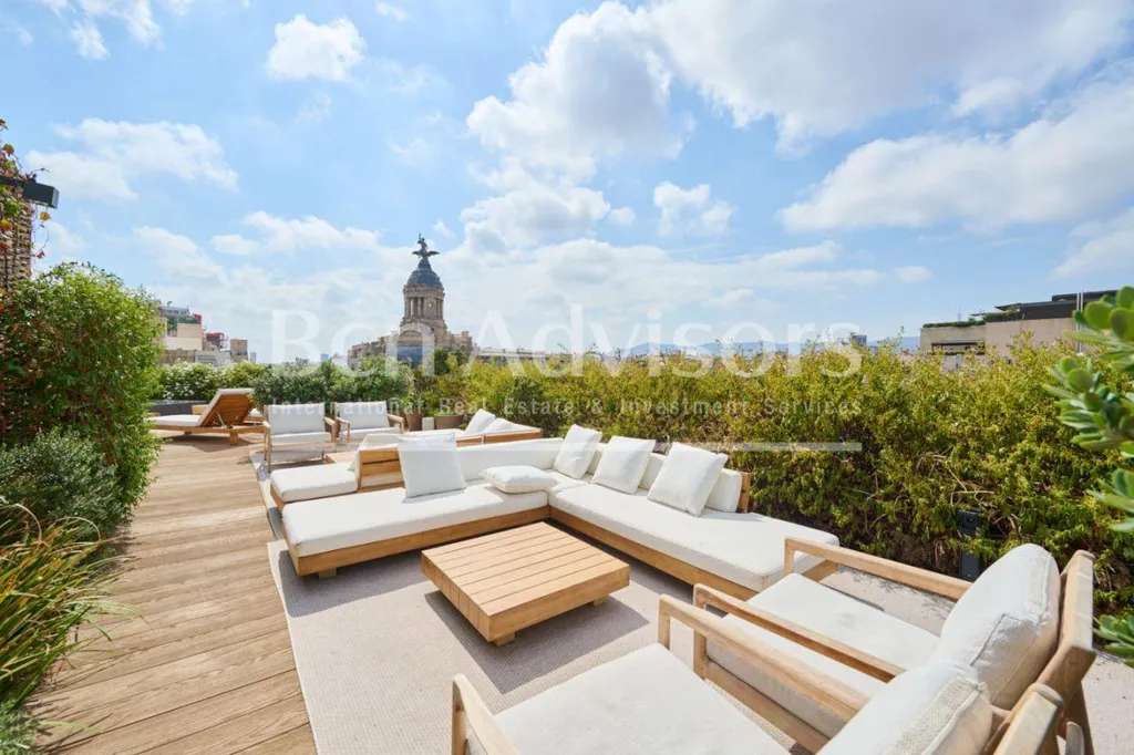 Terrasse - Refurbished Flat with Terrace in Passeig de Gràcia