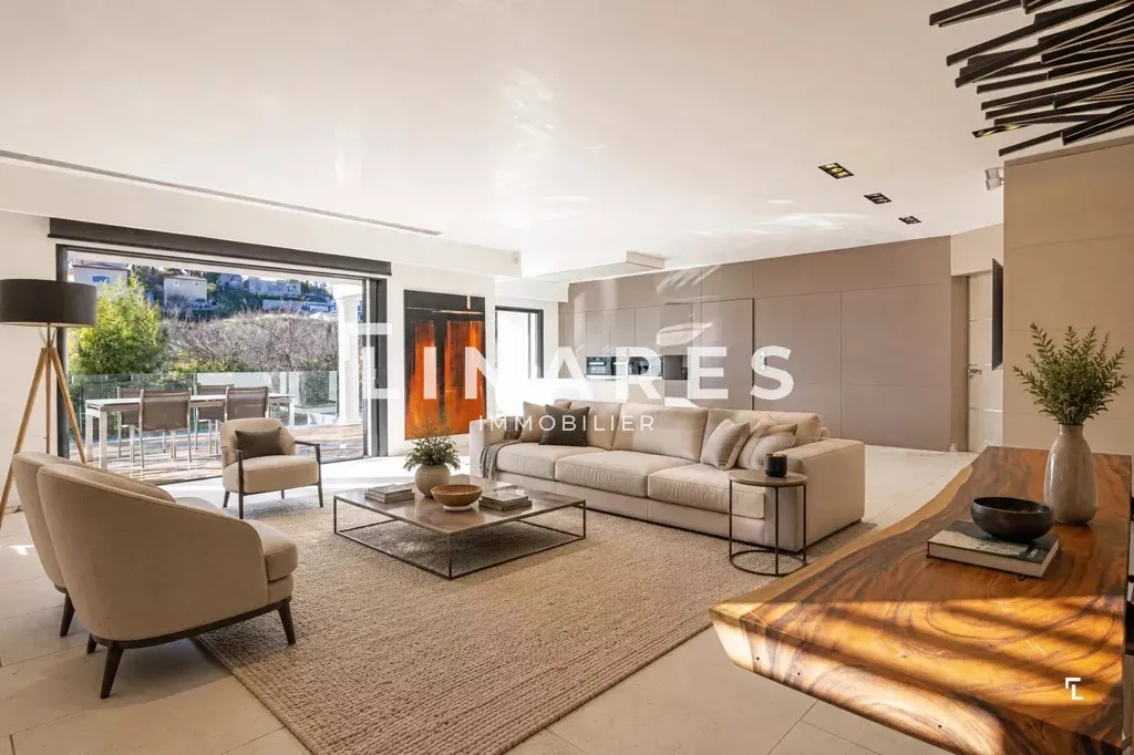 Séjour - Villa Contemporaine avec Piscine à Allauch
