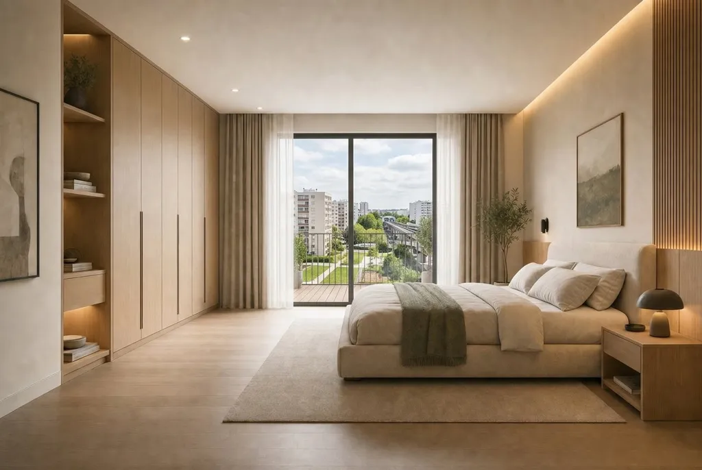 Camere da letto - Duplex with Immense Terrace in Champigny-sur-Marne