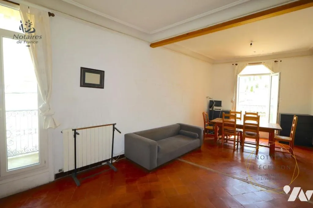 Séjour - Appartement T3 avec Balcons de Ville à Montpellier
