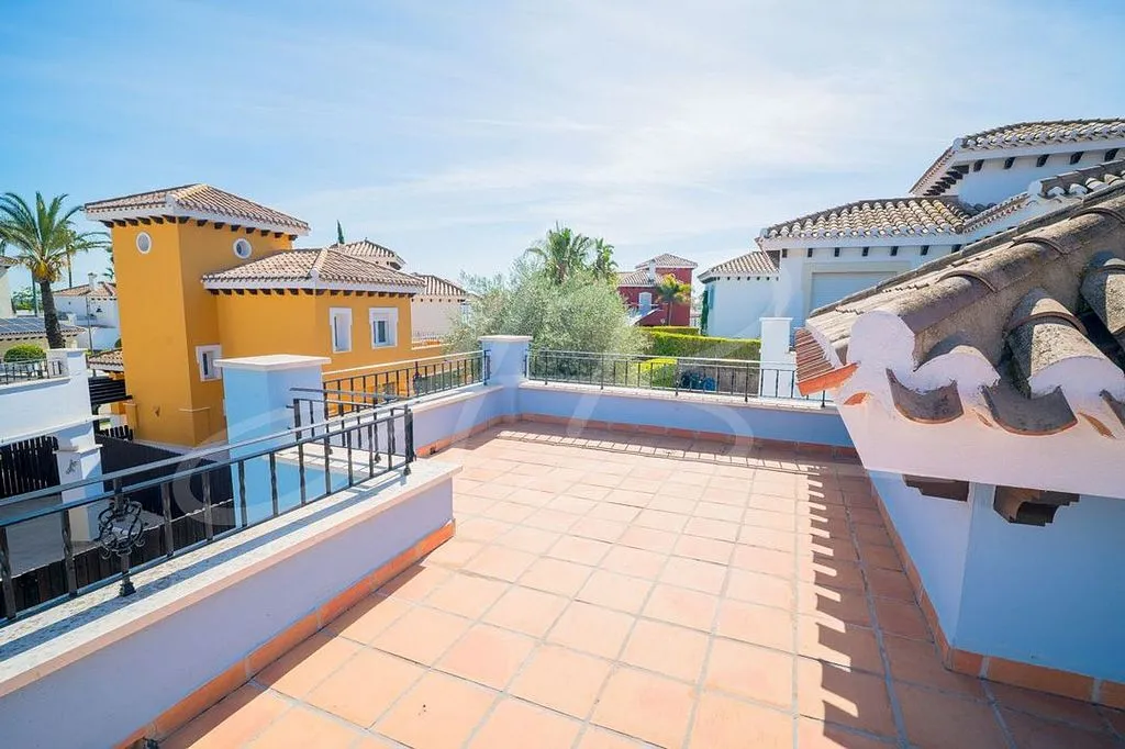Terrace - Chalet with Garden and Terrace in Mar Menor Golf