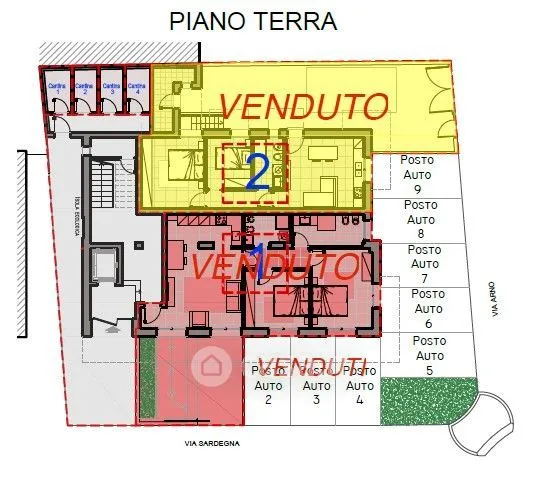 Plan - Apartment with Terrace in Misano Adriatico