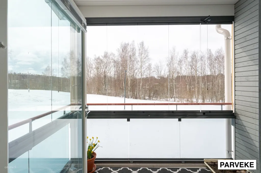 Balcon - Apartment with Private Sauna in Kaivoksela