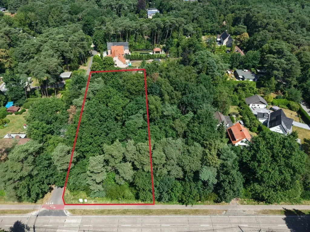 Õhuvaade - Buildable Plot with Green Setting in Zoersel