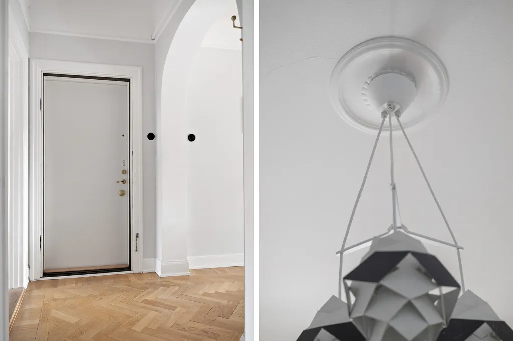 Hallway - 1920s Character Flat with Courtyard Balcony in Ribersborg