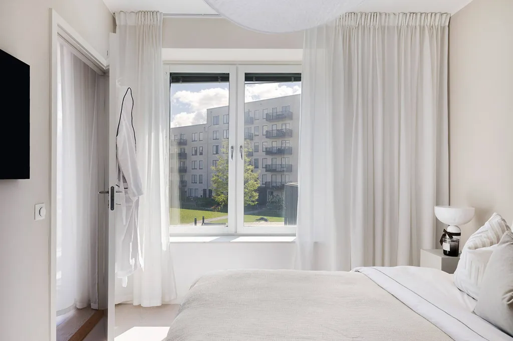 Bedrooms - Modern Flat with South-Facing Balcony in Barkarby