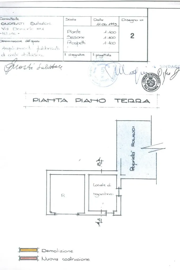 Floor Plan - Rustic Property with Private Garden in Montegioco