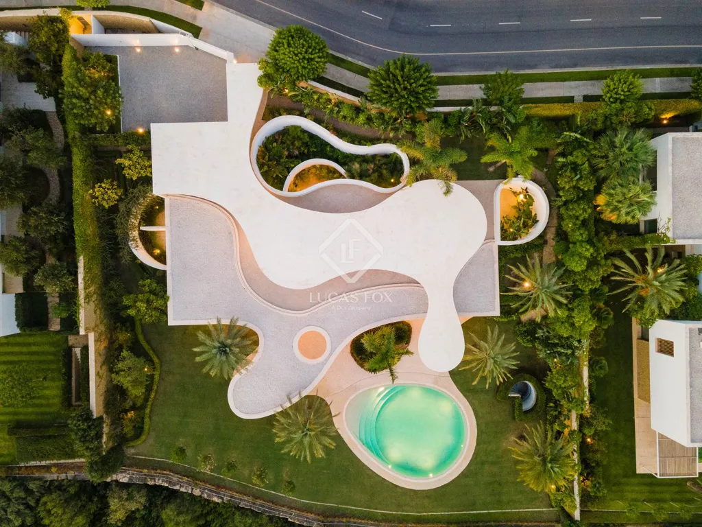 Vista aerea - Contemporary Villa with Pool in Estepona