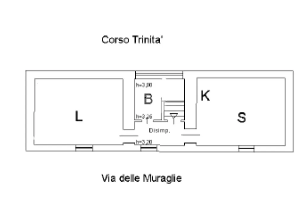 Plaan - 2-Bedroom Apartment in Historic Centre, Sassari