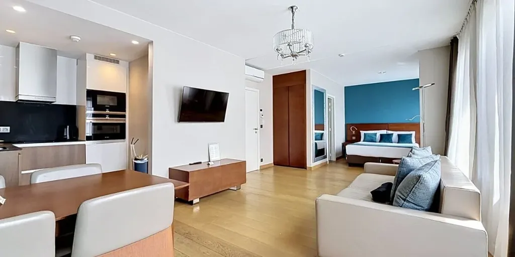 Living Room - Studio with Sleeping Nook in Sint-Gillis