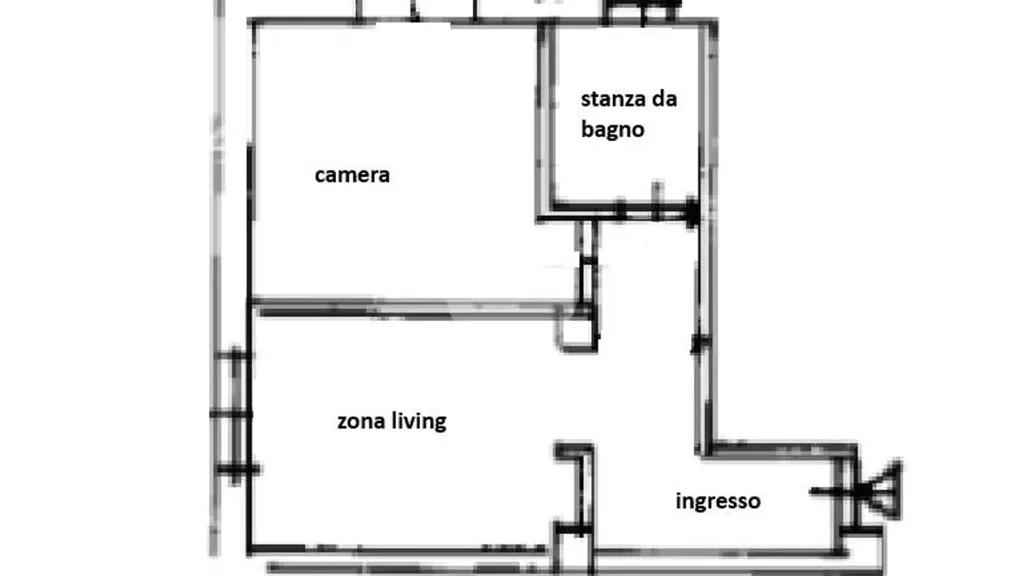 Plaan - Duplex with Balcony in Cesano Boscone