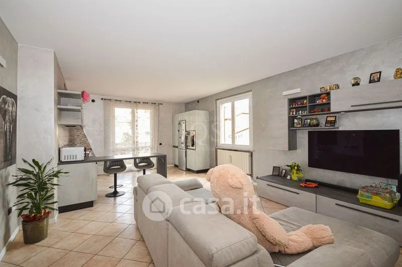 Séjour - Trilocale with Terrace in Sarnico