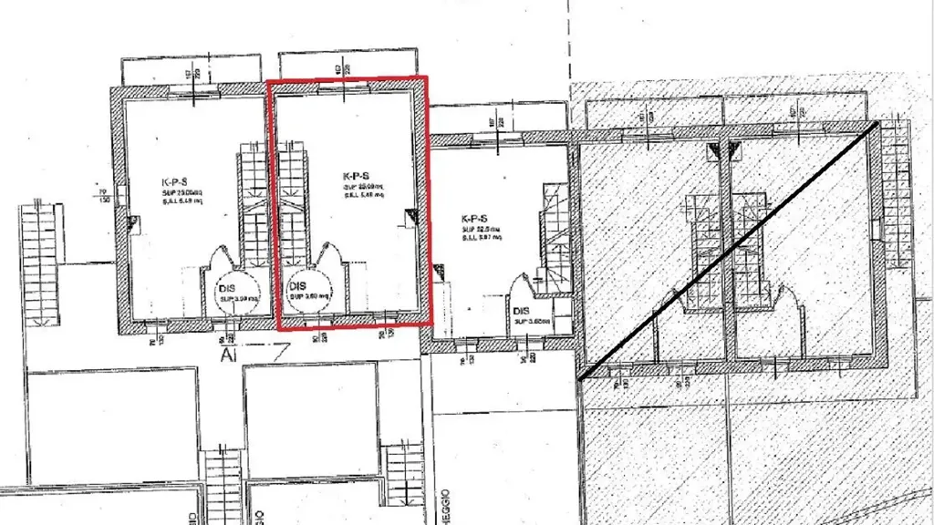 Floor Plan - Terraced Villa with Dolomites View in Sovramonte