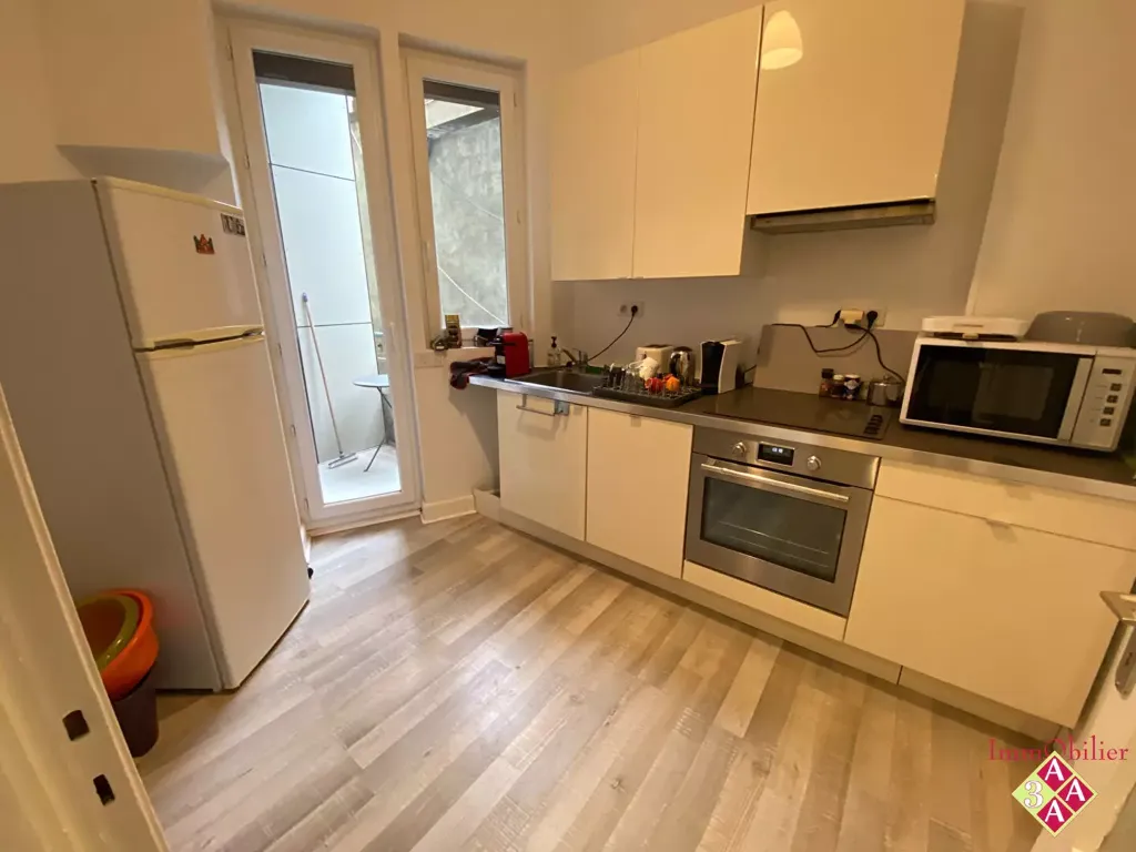 Kitchen - Renovated Apartment with Balcony in Grenoble Centre