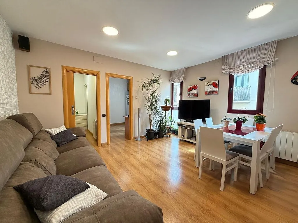 Soggiorno - Bright Apartment with Air Conditioning in Sant Pere