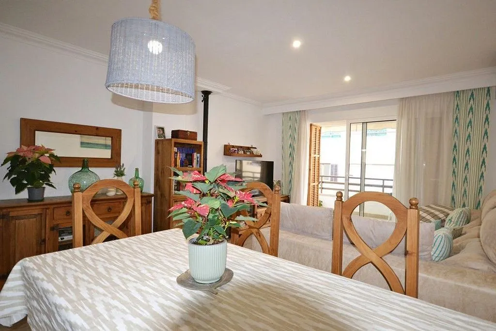 Dining Room - Renovated Apartment with Balcony in Puerto Pollensa