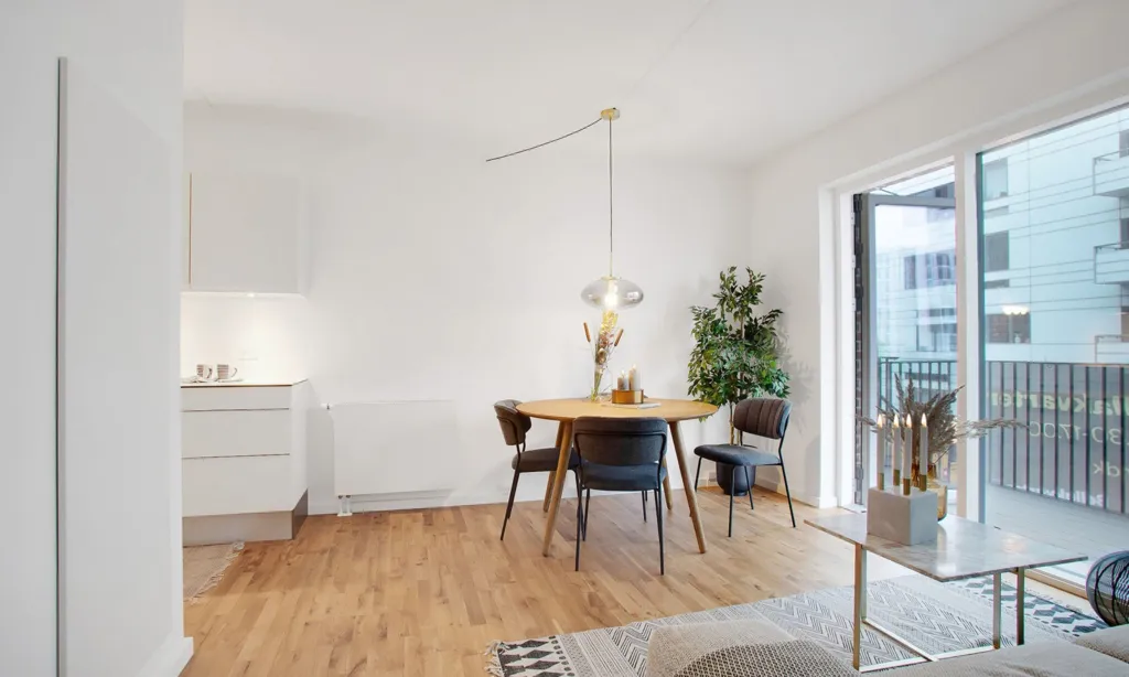 Séjour - 2-Bedroom Flat with Elevator in Ørestad
