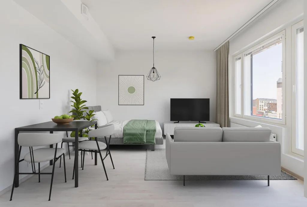 Soggiorno - Modern Flat with Balcony in Helsinki