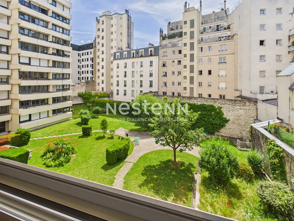 Jardin - Appartement avec vue canal à Paris 19e
