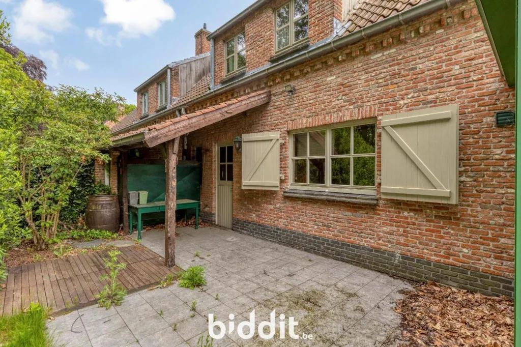 Garden - Rustic Semi-detached House with Garden near Ghent