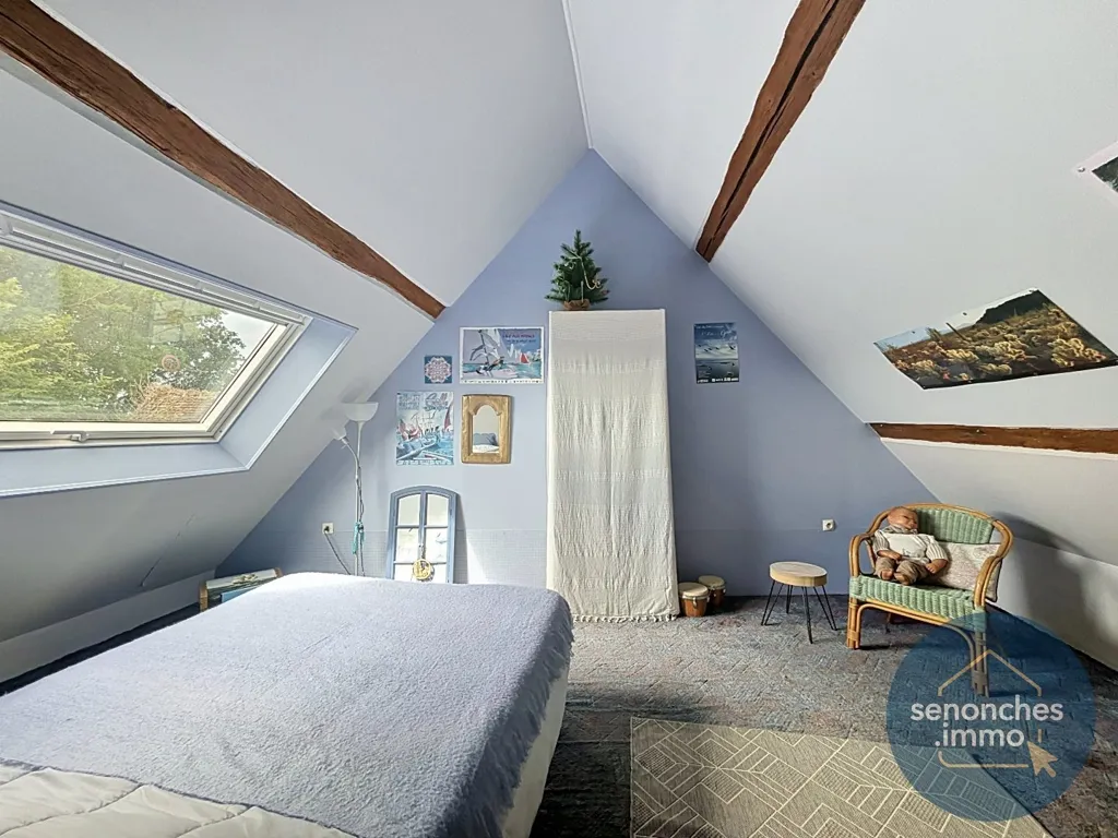 Bedrooms - Longère with Garden in Saintigny, Perche