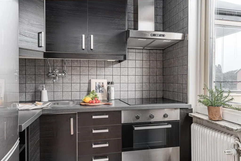 Kitchen - 1-room apartment in Hässleholm