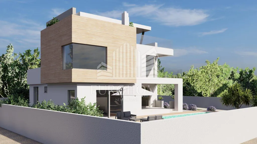 Modern Villa with Sea View in Ražanac