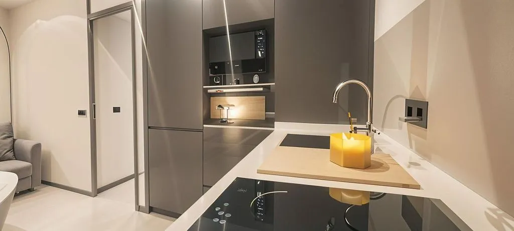 Kitchen - 1-Bedroom Flat with Terrace in Chueca, Madrid