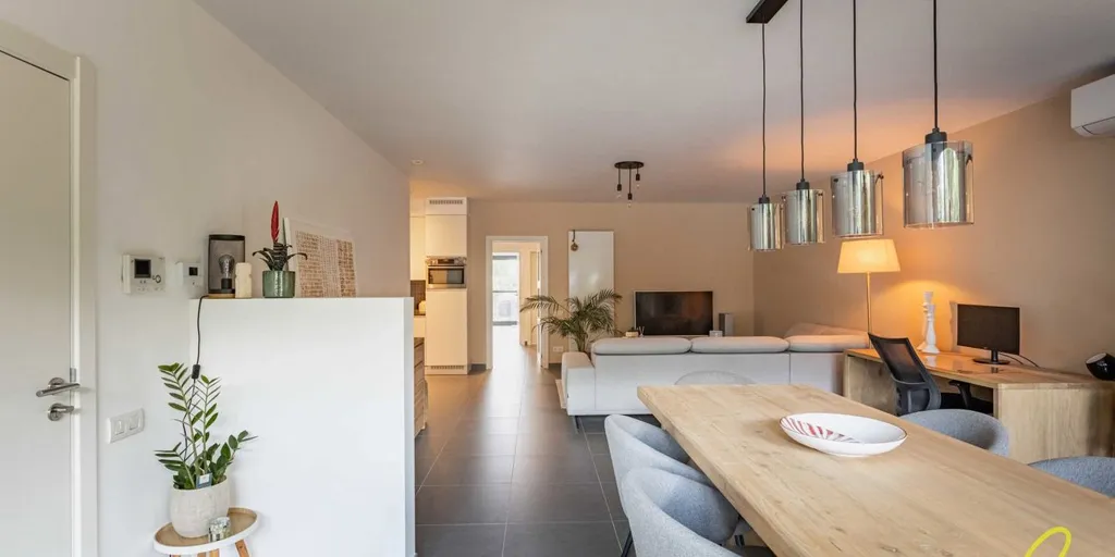Salle à manger - Appartement avec 2 Terrasses à Onkerzele