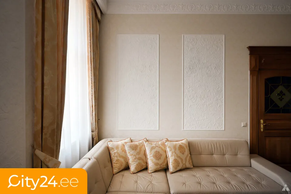 Soggiorno - Historic Apartment with Park View in Riga Centre