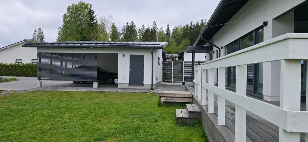 Terrasse - Modern Geothermal House in Kärsämäe