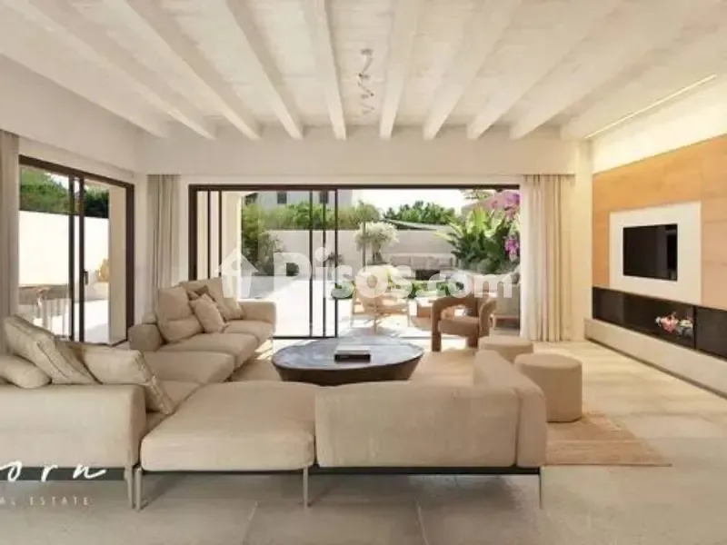Living Room - Mallorcan Chalet with Pool in Ses Salines