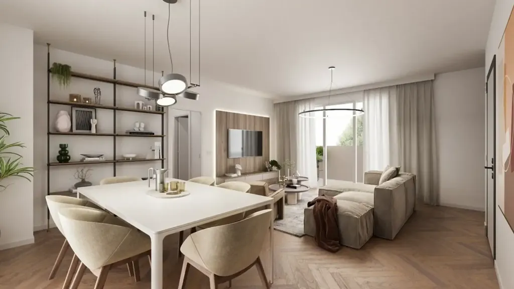 Söögituba - Modern Apartment with Terrace in Maranello
