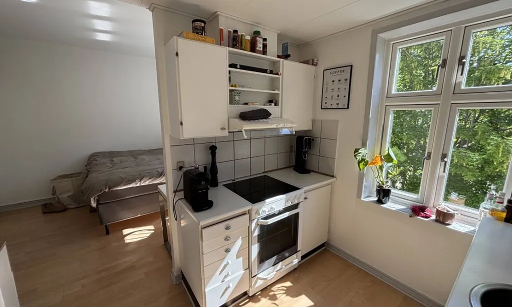 Köök - 2-Bedroom Apartment in Central Aalborg