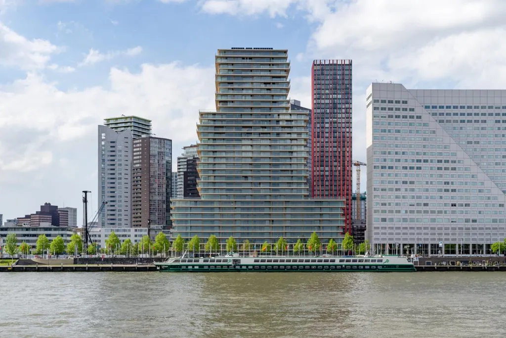 Extérieur - Two-Bedroom Apartment with River View in Rotterdam