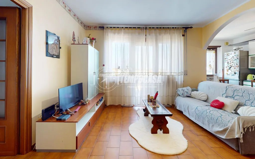 Séjour - Bright Trilocale with Balcony in Mappano