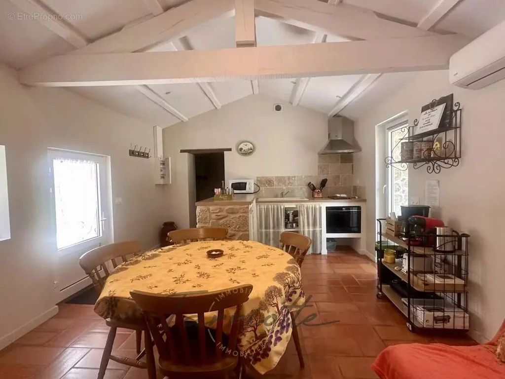 Salle à manger - Mas en Pierre avec Piscine près de Grignan