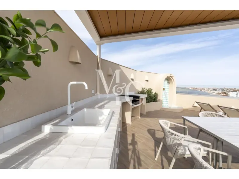 Terrass - Penthouse with 360° Views in Goya, Madrid
