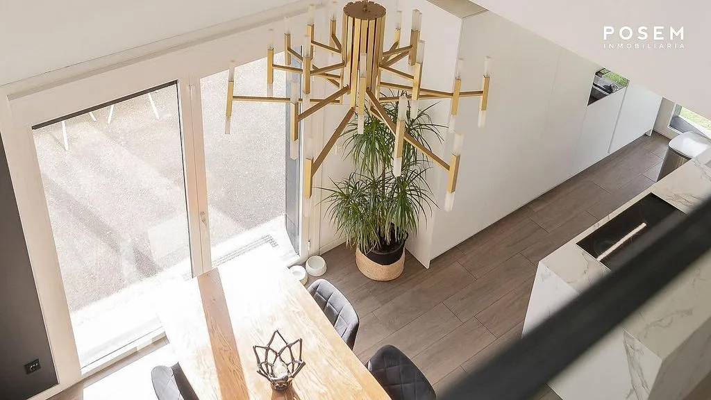 Söögituba - Contemporary Chalet with Pool in Tudela