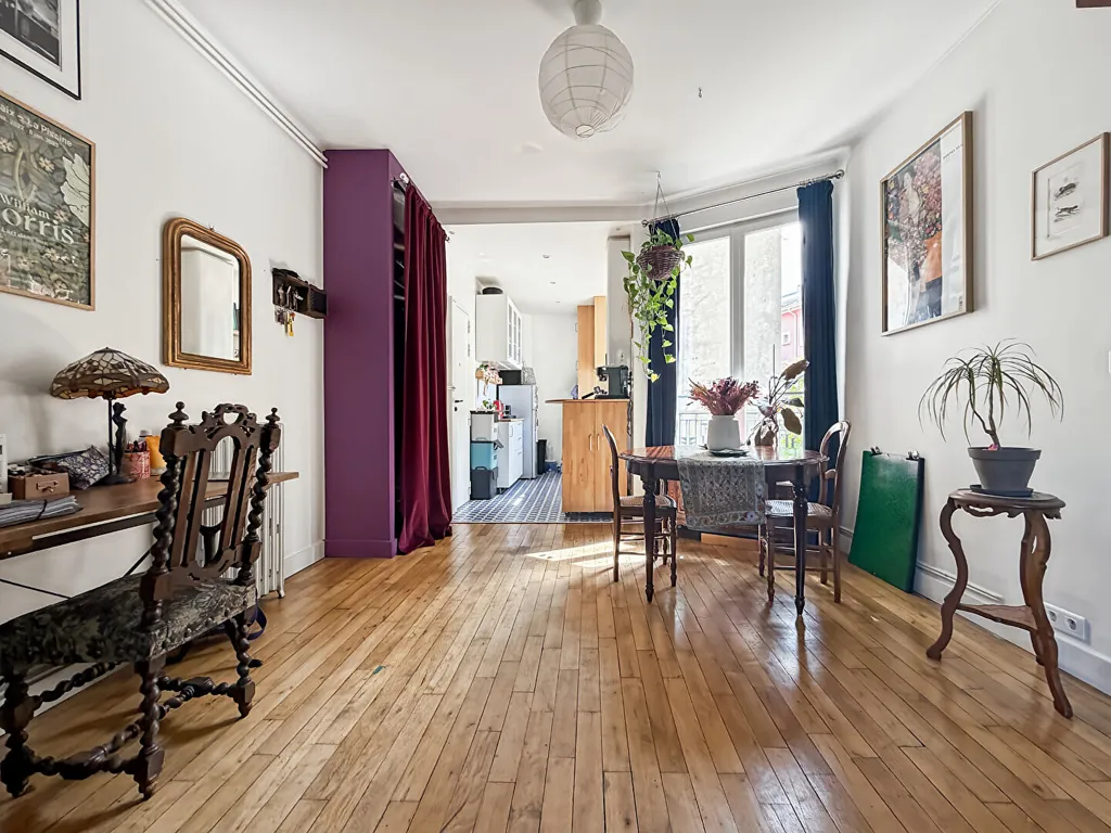 Sala da pranzo - Charming 3-Bedroom Flat in Montreuil