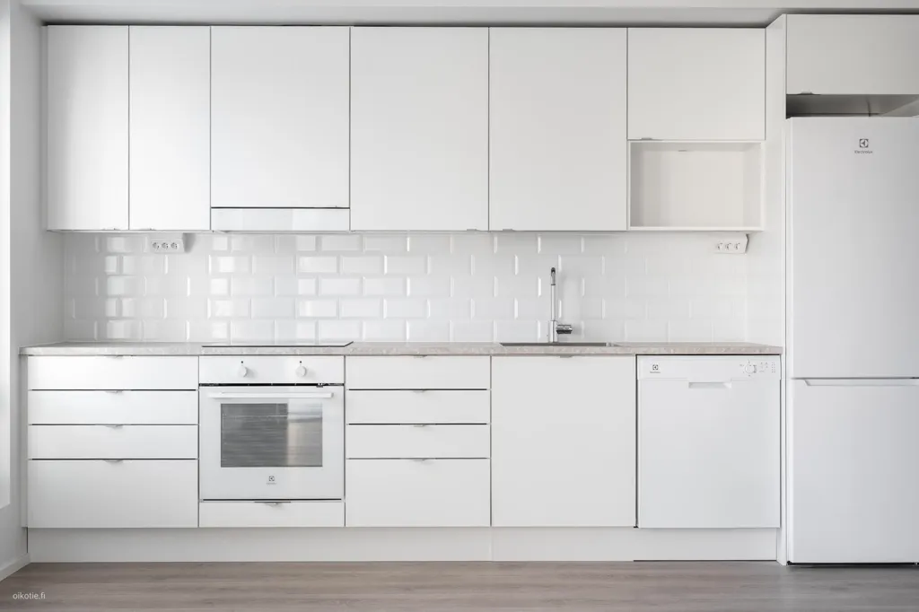 Cuisine - Modern Flat with Glazed Balcony in Turku