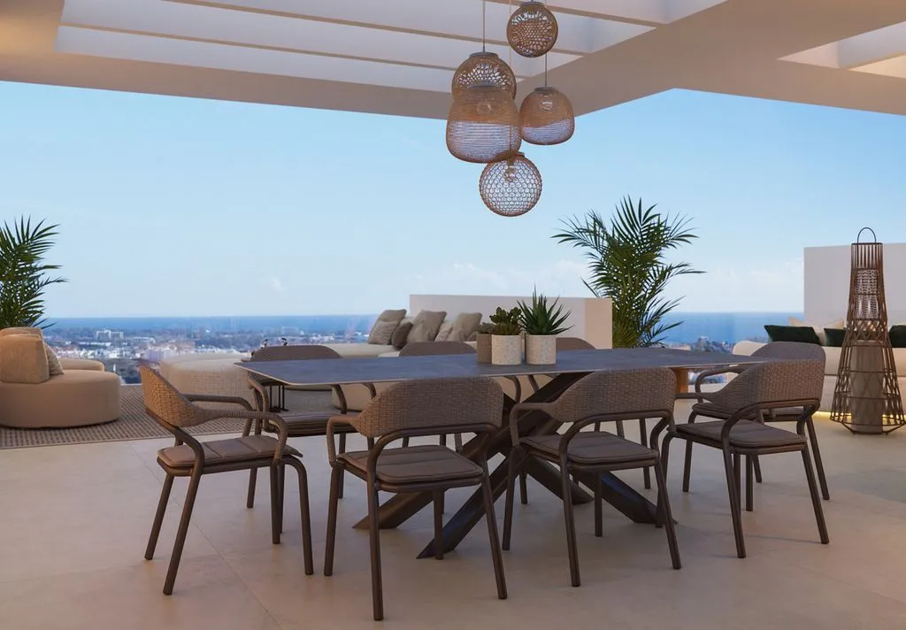 Terrasse - Luxury Villa with Sea View in Estepona