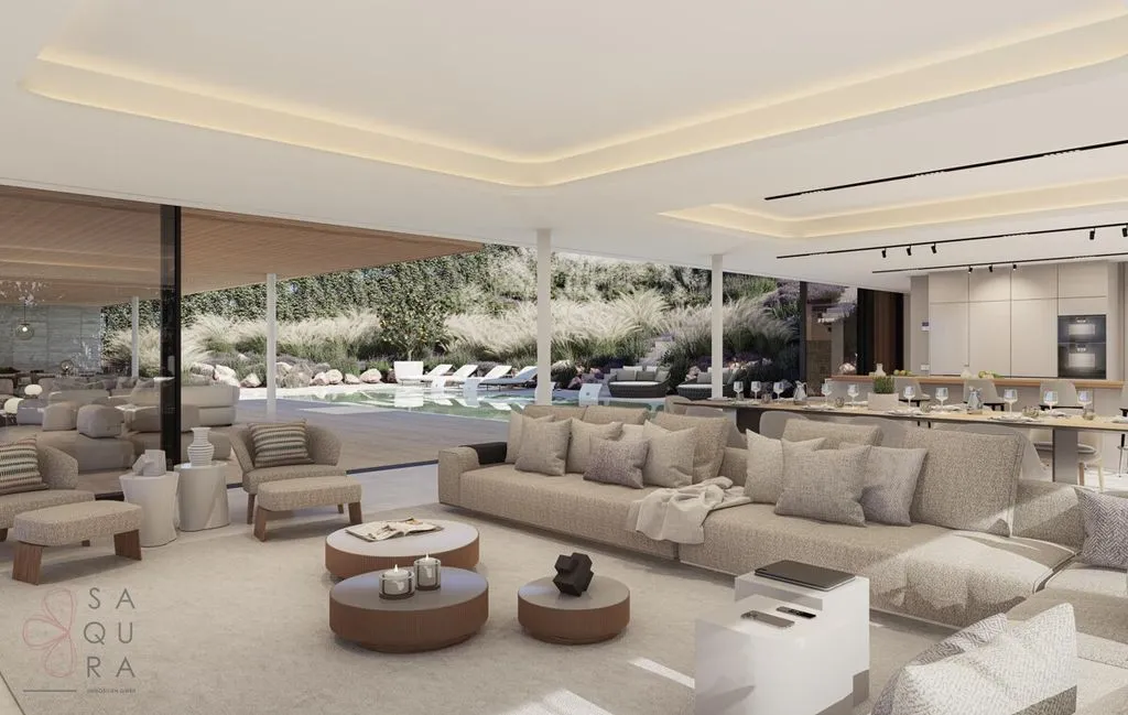 Séjour - Contemporary Villa with Golf View in Sotogrande