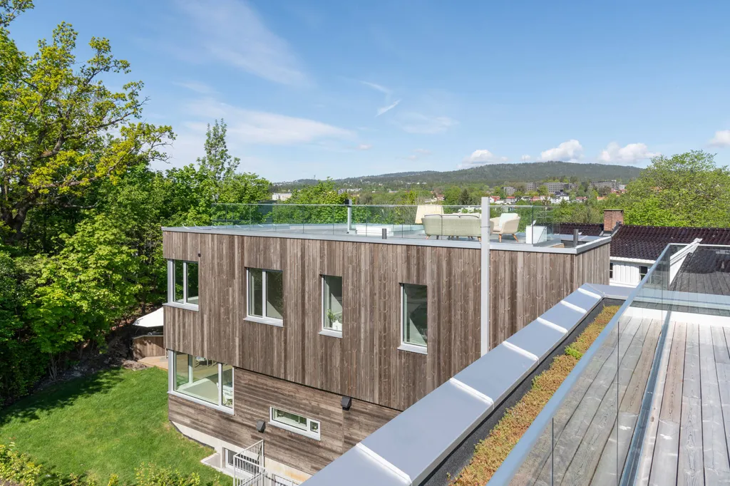 Balcon - Modern Villa with Forest View in Oslo