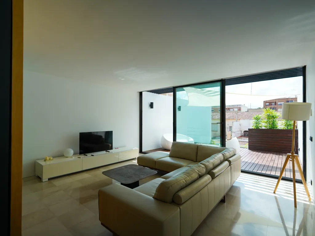 Séjour - Architect-Designed House with Studio in Almoradí