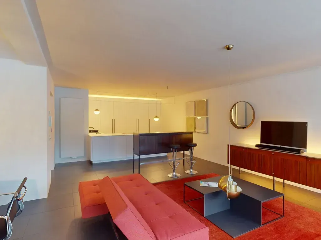 Soggiorno - Modern Apartment with Garden Access in Wijnegem