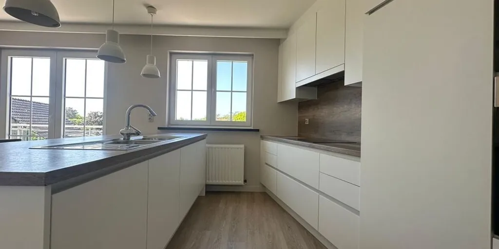 Cuisine - Duplex avec Terrasse et Jardin à Hulshout