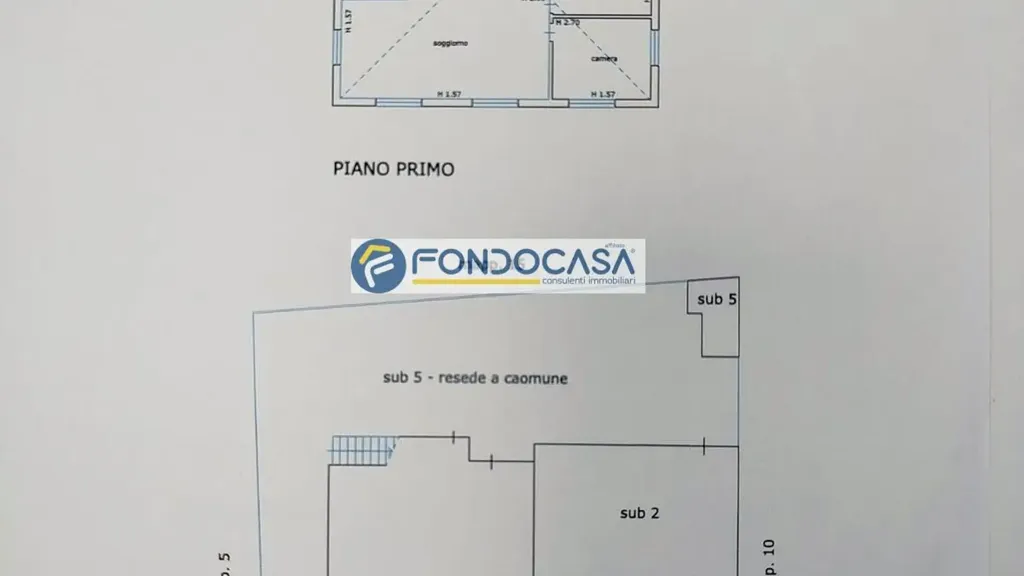 Plan - Apartment with Terrace in Forte dei Marmi