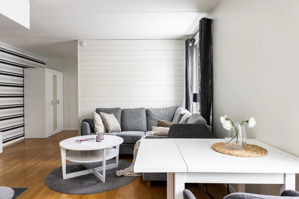 Séjour - Apartment with Open Plan in Hovshaga