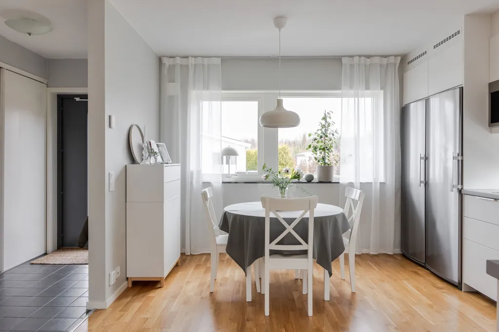 Dining Room - Apartment with Garden in Långarör